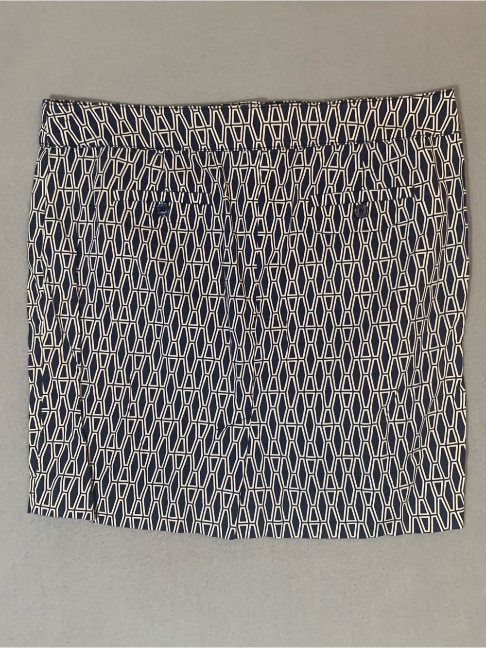 Ellen Tracy Mini Skirt Ladies size 14 Navy